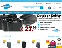 Tablet Screenshot of koffermarkt.com